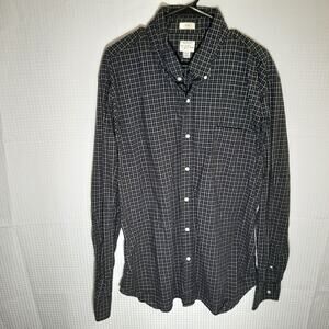J.Crew XXL Shirt Men's Slim Fit Organic Cotton Secret Wash Plaid Button Down